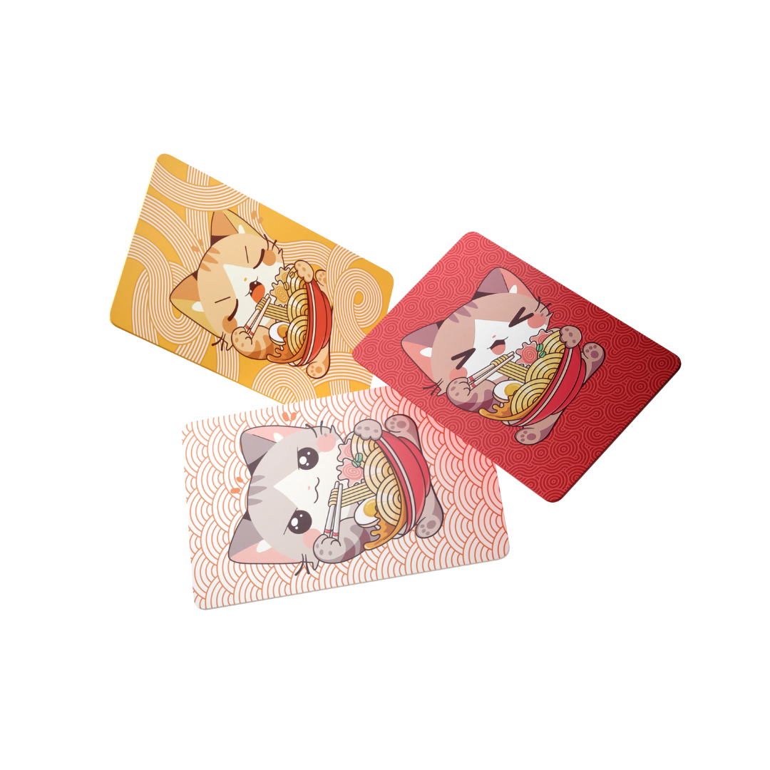 Tangem Edição Limitada Ramen Cat 3 Cards