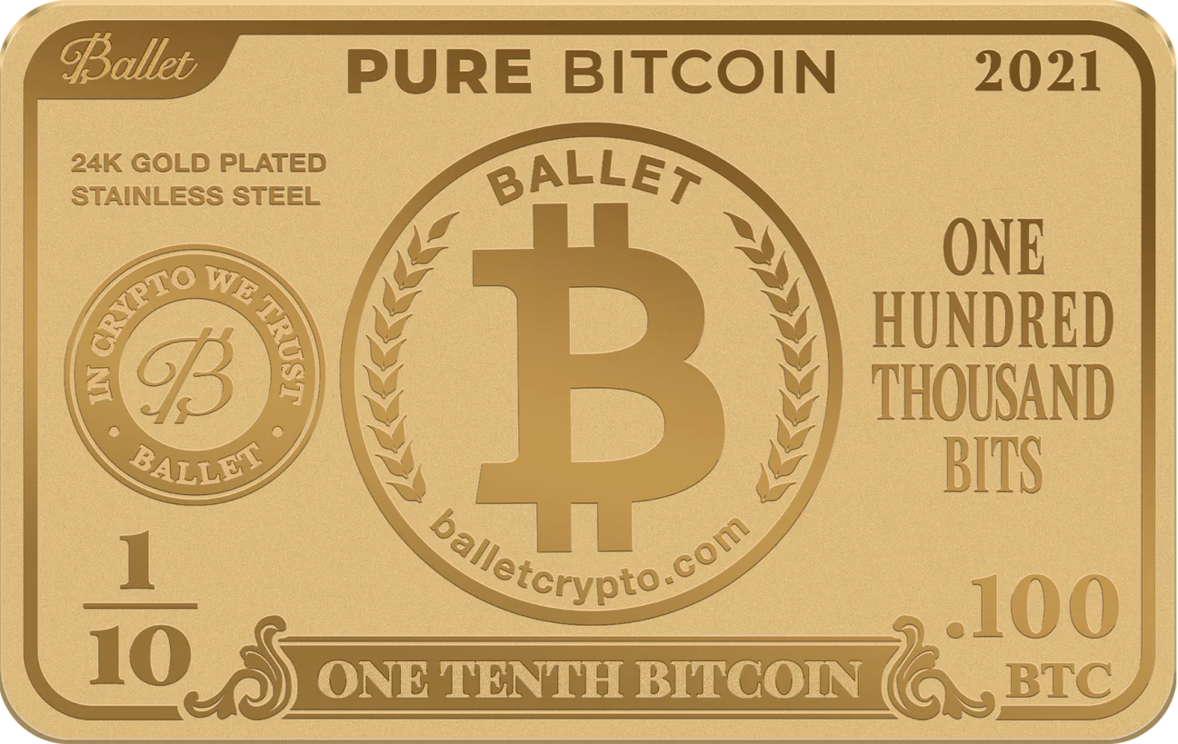 Ballet Pure Bitcoin Signature Set