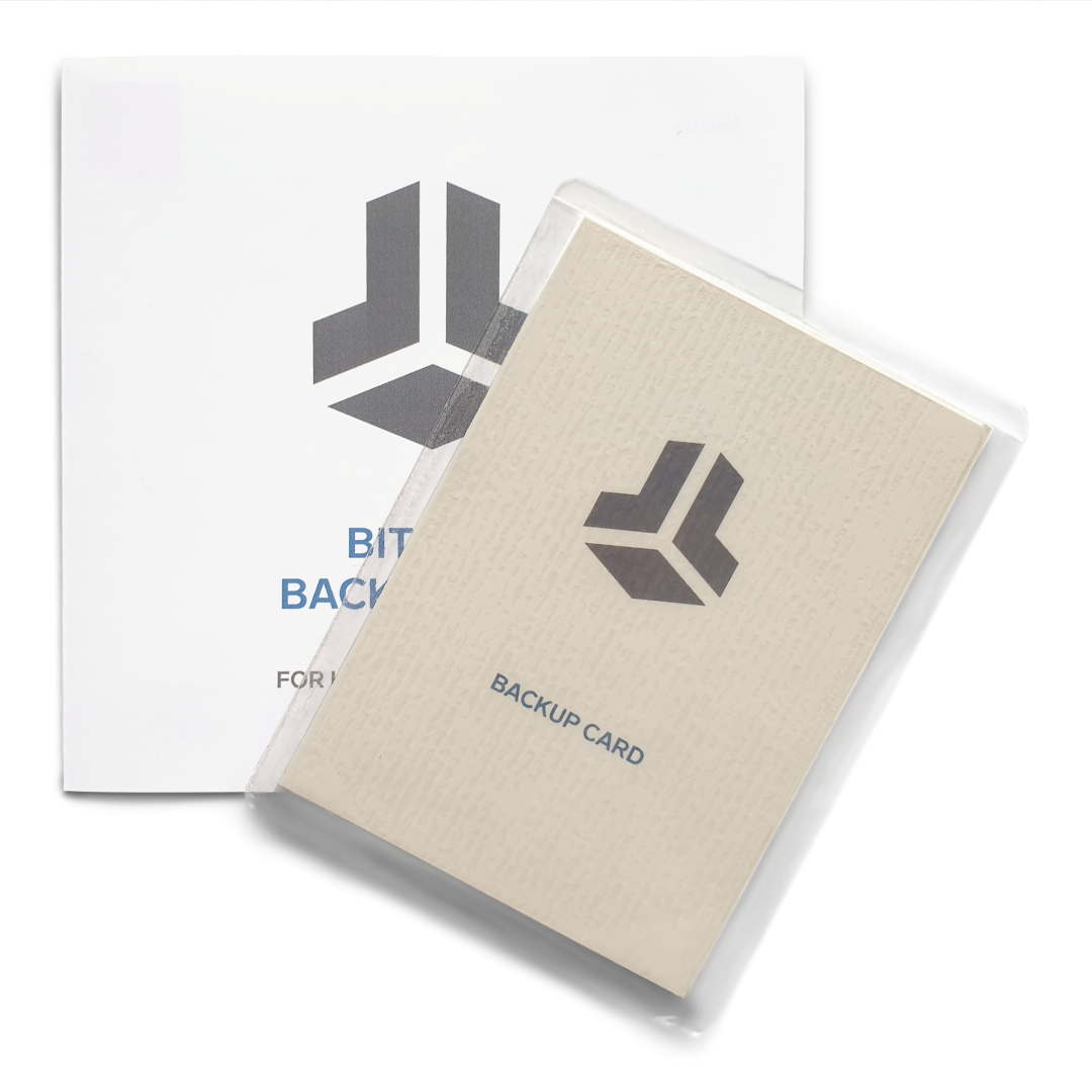 Bitcoin Backup Cards 3 Pack